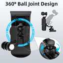 SURWO Pocket 3 Car Mount, 360° Adjustable Car Sun Visor Mount Compatible with DJI Osmo Pocket 3,Action 5 pro/4/3, Insta360 X5 X4 X3,AKASO and More Action Cameras