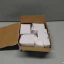 CLCTK 4 Pack Crystal Glass Dummy Door Knobs, Inactive Round Half-Dummy Door Knob Set, Single Side, Polished Brass