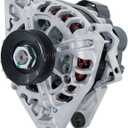 Alternator Replacement New for 2007-2012 Hyundai Elantra 2.0L, 2010 2011 Kia Soul 2.0L, 2007-2009 Spectra 2.0L L4, 2655635, 600162, 3730023650, AVA0102, 40046020, 40046031 11311N