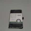 BEZEND Pocket Calendar 2026 Weekly and Monthly (3.5" x 6") Small Daily Planner for Purse (Jan-Dec) with Notes & Expenses, Inner Pocket, Pen Holder, Vegan Leather Hardcover - Black