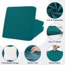 HEBE Stretch Patio Cushion Covers Set 12pcs,Waterproof Outdoor Couch Covers Replacement,Washable Reusable Seat Cushion Slipcovers for Patio Furniture Protector,Chair Cushion Cover