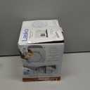 Lasko Portable Electric Ceramic Space Heater with ALCI Plug for Bathroom Use, 2 Heat Settings and Simple Heat Button, 8 Inches, White, 1500W, CD08200 (6.25 x 6.25 x 7.65 inches)