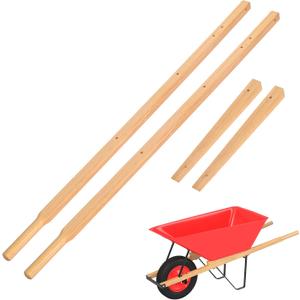 Wheelbarrow Handles with 2 Wheelbarrow Wedge