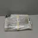 Clear Vinyl Tarp 6X8ft, Clear Tarps Heavy Duty Waterproof Tarp Cover with Grommets and Reinforced Edge, 14Mil Transparent Tarpaulin for Patio Enclosure, Outdoor Rainproof Canopy, Chicken Coops Cover (8x6ft)