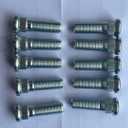 10 PCS Serrated Wheel Stud Bolts 610-378 M12-1.25 * 42mm, 14.35mm Knurl Replacement for Infiniti Nissan Suzuki and More 43222-70T00; 43222-21B00