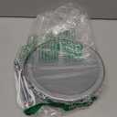 Lighted Makeup Mirror, 3000 mAh Rechargeable Double Sided Magnifying Vanity Mirror with 3 Colors, 1x/10x, 360 Rotation , Brightness Adjustable Magnification Cosmetic Light up Mirror, Women Gift (Chrome)