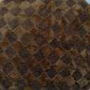 HIGOGOGO Round Stuffed Pouf Ottoman, Plaid Poufs with Foam Chunk Filling, Fluffy and Furry Pouf Foot Stool Storage Ottoman, 26 X 18 Floor Poufs Foot Rest for Living Room, Coffee