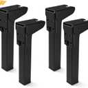 4 Pcs Self Locking Folding Table Legs, 6", 8", 10", 12" Foldable Table Legs for Camping Tables Furniture DIY (5.9 inches / 15 cm)