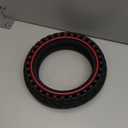 BANGTING 2PCS Upgrade 50/75-6.1 Electric Scooter Solid Tires, 8.5x2.0 Tires Tubeless for Gotrax GXL V2/XR/APEX, 8 1/2 x2 Tire Replacement for Hiboy S2, Xiaomi 3 Lite/3/Pro 2/1s/M365 (Red (No tools))