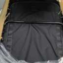 CANINE CANYON Scout Pet Stroller, Heavy Duty Dog Stroller for Large & Medium Dogs, Foldable Pet Stroller for 2 Small Dogs with All-Terrain Wheels, Storage Pocket & Cup Holder, 55 lbs Capacity, Black