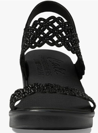 Skechers Women's Rumble on - Sassy Dayz Wedge Sandals 7