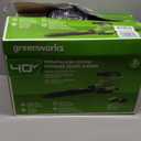 Greenworks 40V (230 MPH / 505 CFM) Cordless Brushless Leaf Blower/Vacuum with Bag, High Power, Lightweight & Quiet for Yard Debris Cleanup, Includes 5.0Ah Battery & Charger