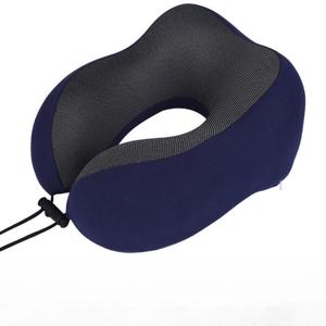 Travel Pillow, Comfortable Support Memory Foam Pillow, Travel Pillow, Car Pillow, Travel Pillow Suitable for Travel, Office and Home (Navy Blue)