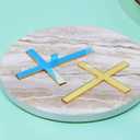 5 x ONLYKXY 15pcs Gold Small Cross Cake Side Decor Acrylic Cross Cupcake Topper Glitter Pick for Theme Party Craft DIY,Bless,Wedding, Bridal Shower,Christmas,Hallowmas,Birthday Baptism,1.77x2.36in