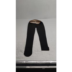 CHRLEISURE Women's Fleece Lined Tights - Fake Sheer Warm Pantyhose Thick Winter Leggings L/M