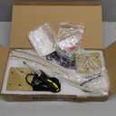 Daunton Modern Gold Plug in Wall Sconce Set of 2, Indoor Dimmable Light Fixture with Plug in Cord for Living Room, LED Sconces Lighting with Remote Control, Wall Lighting Decor for Hallway Bedroom