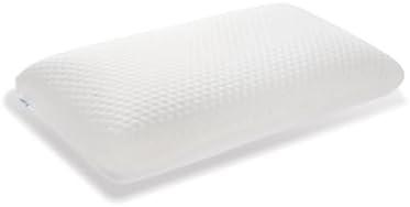 CSDLF Memory Foam Bed Pillows, Pillow for Side and Back Sleeper, Pillow for Neck Pain Relief, Washable Removable Cover, Soft, White (Queen)