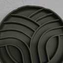 OHMO Slow Feeder Dog& Cat Bowl, Silicone Puppy Cat Food Bowl with Anti-Slip Suction Cup Slow Down Small Dogs Eating, Anti Choking (S-Tree of Life,Camo Green)