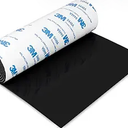 Silicone Furniture Pads, 5" x 40" Non Slip Furniture Pads Anti Skid Pads Non Slip Self Adhesive Cuttable Silicone Tape Strip Roll for Protecting Hardwood Floors Chair Wall Protector - White