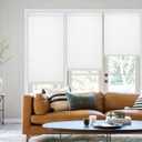 MYshade 1.5-Inch Cellular Cordless Light Filtering Shades, Honeycomb Window Blinds for Soft Daylight & Privacy, Thermal Insulation, Child Safe, Inside or Outside Mount (28" W x 64" H, White)