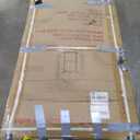 ELEGANT 36 in. W x 72 in. H Pivot Shower Door, Semi-Frameless Shower Glass Door with 1/4 in. Clear Glass, Chrome Bathroom Corner Glass Door