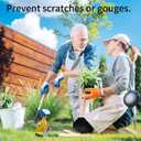 Gardening Knee Pads for Women Men, Thick Foam Kneeling Mats Soft Anti-Slip Knee Brace Guards, Professional Knee Protector for Housework, Sports, Garden & Yard Work, Floor and Carpet Cleaning (Black, L)