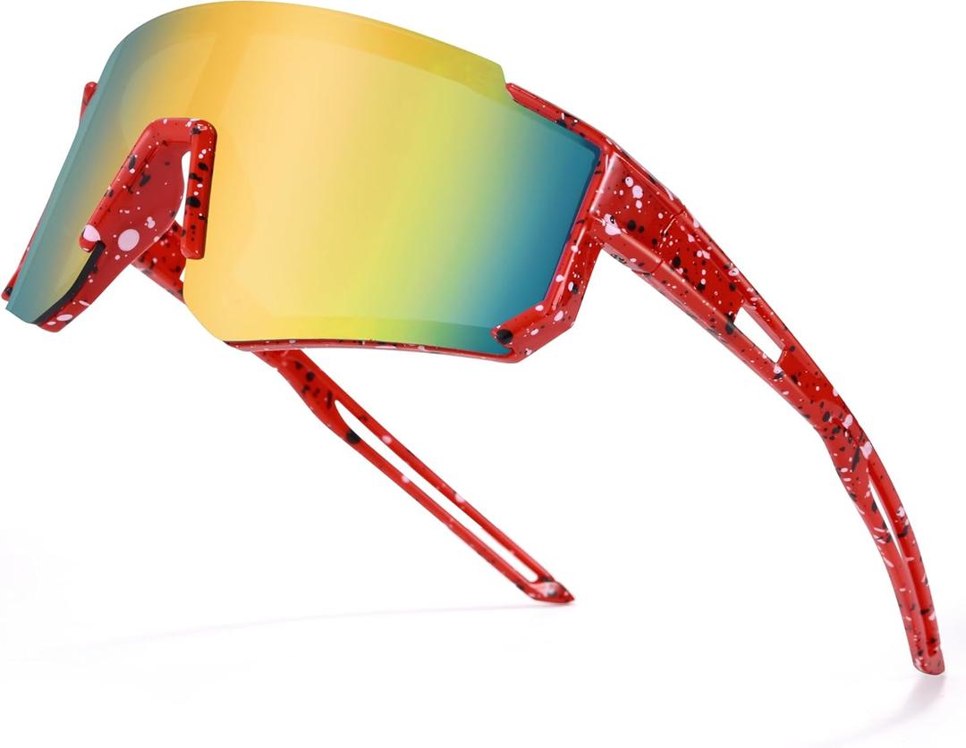 Kids Baseball Sunglasses - Youth Baseball Sunglasses for Boys Girls - Sports Softball Shades Age 4-10