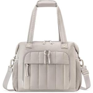 Puffer Cooler Bag 35 Cans Insulated Soft Cooler for Women Lightweight Ice Chest Leakproof & Portable Lunch Coolers for Picnic, Beach, Camping, Work, Travel, Trip (Camel)