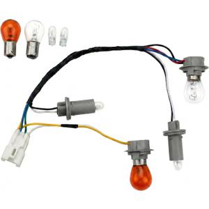 92450-3Q000 Tail Lamp Holder and Wiring with 8 Halogen Bulbs, Compatible with Hyundai Sonata 2011 2012 2013 2014, Exterior, Rear (Pack of 1)