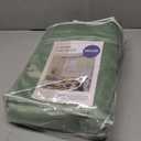 MIULEE Velvet Curtains 72 inches - Luxury Blackout Curtains for Bedroom Living Room Thermal Insulated Super Soft Window Drapes Rod Pocket & Back Tab, Sage Green, W52 x L72 inches, 2 Panels