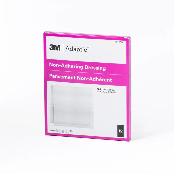 6 Pack (72 count) Adaptic Non-Adhering Dressing, 5"x9" 