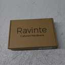 Ravinte 15 Pack Finger Pulls for Cabinets 76mm/3in Hole Center Tab Cabinet Handle Gold Finger Edge Pulls Concealed Handles for Kitchen Drawer Finger Cabinet Pulls 102mm/4.02in Length