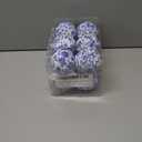 12 Pcs Chinoiserie Blue and White Balls Ornaments for Centerpiece Bowls Farmhouse Basket Tray Vases Decoration Gifts for Easter Basket Fillers Table Setting Spring Party, 2.75inch