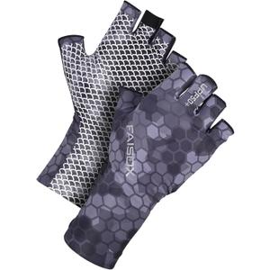 Fly Fishing Gloves Men Sun Sleeves Fingerless UPF Camo Quick-Drying UV Sun Protection for Kayak Rowing Adults Women (Small)