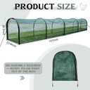 Foldable Chicken Tunnel Instant Setup, No Assembly Required, 157 Inch Portable Chicken Run for Yard, Expandable Outdoor Tunnel (157 * 30 * 24 inches)