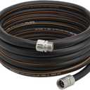 Giraffe Tools Garden Hose 20ft x 5/8", Custom Length, Heavy Duty, No Kink, Flexible, Rubber Garden Hose, Leakproof Water Hose with Male to Female Fittings, 600 Burst PSI