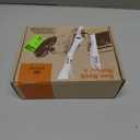 TESLYAR Gun Wall Mount - Figured Rifle Hooks, Wooden Gun Rack for Shotguns, Real Hardwood Holder, Set of 2, Wenge Finish, Gun Hangers for Wall