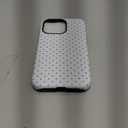 Jusy Compatible with MagSafe Polka Dot Case for iPhone 13 Pro, Cute Aesthetic Polka Dots Magnetic Phone Case, Soft TPU and Hard PC Protective Phone Cover for Women Girls (Matte) - White