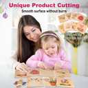 2 x 8pcs Easter Basket Stuffers Fillers for Toddler Party Favors, Easter Puzzles for Toddlers 3-5, Wooden Puzzles Gifts Toys for Kids Boys Girls Baby, Classroom Exchange Gifts Rabbits Eggs Puzzle