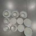 TheTerra Ceramic Dinnerware Set for 6, 18-Piece Plates and Bowls Set