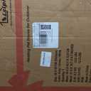 Large Indestructible Heated Cat House for Outside Winter, Weatherproof & Elevated, Escape Door, Insulated Cat House, Outdoor Feral Cats Shelter with Heater for Stray Cats Kitty 21.6×16.9×17.5