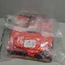 HOLDN STORAGE Premium Christmas Ornament Storage Container - Holds Up to 72-4 Ornaments Durable 600D Fabric - Adjustable Dividers - 3 Individual Trays - Metal Frame - Red