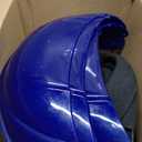 Tellegloww 4 Pack Safety Face Shield for Grinding and Cutting, Full Impact Resistant Face Shield Mask for Work Chemical Woodworking (Blue)