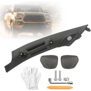 Upgrade Driver Side A-Pillar Grab Handle Interior Trim Assist Handle Compatible with Toyota Tacoma 4th Gen (2024-2026) OEM Style Texture, Reinforced ABS, Easy Installation, Black