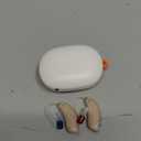SysyaztqHearing Aids Rechargeable for Seniors, Lightweigh,hones Charging Case Stepless Volume Control, Standby 80h