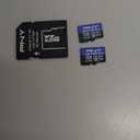 PNY 128GB PRO Elite High Endurance C10 U3 V30 A2 microSDXC – Up to 34.4K Continuous Recording Hours, Up to 100/ 90MB/ s Read/ Write, 4K UHD, Full HD, UHS-I, Surveillance, Home Security, Dash Cam, 2-Pack