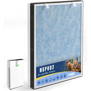 HSP002 Replacement Filter For Hathespace HSP002 Air Purifier, 1PACK