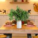 Jutom 20 Pcs 17 Inch Christmas Fake Juniper Cedar Pine Branches, Faux Cedar Branches Artificial Christmas Sprigs Picks for Home Decoration Garland Wreath DIY Craft Garden Holiday