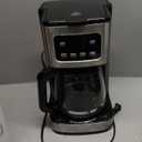 Chefman 12-Cup Programmable Coffee Maker, Electric Brewer, Auto Shut Off, Digital Display w/Auto-Brew Function, Anti-Drip Pot, Reusable Filter for Fresh Grounds, Square Stainless Steel, Glass Carafe