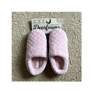 Dearfoam Libby Terry Clog Pink XL 11/12